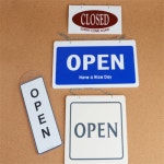 무디 오픈클로즈 양면 사인걸이 팻말 오픈클로즈안내판 : MooDi