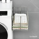 라슈에뜨 자석 접이식 빨래바구니 무타공 마그네틱 공중부양 세탁 바스켓 화이트 미니 : 라슈에뜨