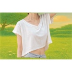 Aone 우먼 반팔 탑 런닝 77134 : 하나야카