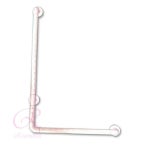 로즈밀 장애인 화장실 보조손잡이 L자형 백색 장애인편의시설손잡이 : 로즈밀리언