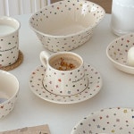 인생샷 식기세트 홈카페 그릇 선물 별무늬 감성 A. 커피잔과 접시 : 꺼내줘몰