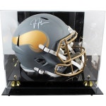 바이킹스 저스틴 제퍼슨 사인 슬레이트 풀사이즈 스피드 헬멧 케이스 포함 : 보라나8