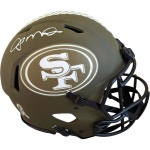 49ers 조 몬태나 사인된 군복무 기념 헬멧 팬틱스 스피드 프로라인 : 보라나8