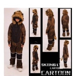 남자 여자 스키복 남성 여성 보드복 세트 남아여아 원피스 스키 슈트 어린이 스노보드 재킷 겨울 의류 매우 따뜻한 방풍 방수 스포츠웨어 : 아따마트