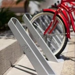 자전거보관소 자전거 주차대 야외 보관소 상가 탄소강 도장 실크 인쇄 로고 : 엑도