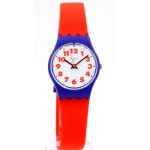 S시계 [세금포함] [정품] New 스위스 WASWOLA Red and 블루 실리콘 여성 Petite 시계 25mm LS116 60 명품시계 패션시계 손목시계... 