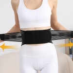 얇은 허리 보호대 메쉬 허리 복대 운동 헬스 통기성 작업 : hayeon621