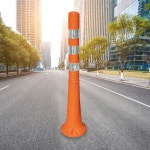 1000 주차 관리 안전 중앙 분리봉 오렌지 차선 규제봉 교통 안전 : 다오키