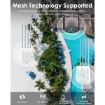 AX1800 WiFi 6 실외 WiFi 익스텐더, WAVLINK 장거리 WiFi 익스텐더 신호 부스터(PoE 포함), 스타링크, IP67 방수 기능, 농장, RV용... 