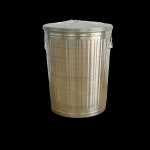 양철쓰레기통 빈티지 야외 인테리어 쓰레기통 120L 대형 다용도 휴지통 펜션 대용량 철제 : 0691올리마켓