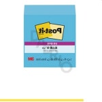드리오샵 시험공부 업무용 3M 노트 강한점착용 블루 76x76mm 450매 (4개입) : 다-드리오