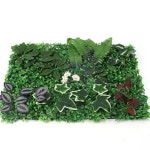 조은두리 벽장식 인조잔디 60x40cm 혼합 담쟁이 실내조경 조경용품 조화조경 : 조은두리