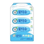 깨끗한나라 물티슈 캡형 60매 x 4개입 : 오피스큐