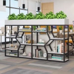 화분파티션 사무실 파티션 선반 공간꽃 산업적 현대 장식 꽃 80Lx30Dx110 : 쿠대플레이스