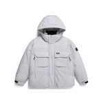 메온셀 NATIONALGEOGRAPHIC N234UDW901 듀공 후드 숏기장 가슴포켓 덕 다운 점퍼 ICE GREY : 구매확정몰