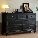 3단서랍장 원목 안방 수납장 옷장 우드 거실 와이드 A. 서랍장 블랙 : 아르모디렉트