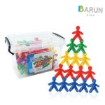 창의 어린이 교구 블럭 교육 유아 학습 블럭 사람 조립 : 바네사앤조