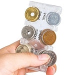여행용 엔화 동전 지갑 클리어 엔화 동전 케이스 일본 외화 : 본사이 스토어