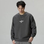 남성 빅사이즈 7XL 맨투맨 가을 신상 코트 라운드 루즈핏 통통 긴팔 상의 k25 : 심쿵직구