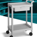 식당 음료 배식 스틸 바퀴 수레 호텔 급식 운송 3층 업무 이송대 : 이웃집리빙