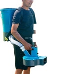 퇴비 살포기 배낭형 입제 염화칼슘 비료살포기 액비 도포기 : 가성국제유통