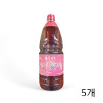 진성 신비로 맛기름 B급 빨간색 1.8L X 5개 대용량 : 나무 나라