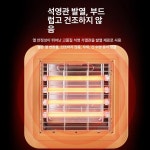 가정용 전기난로 겨울용 오방난로 난방기 소형 절전형 미니 무선조명관없음 : 다물스토어