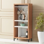 다용도 주방 수납장 오픈선반장 600 조리도구 정리 슬림한 수납 가구 H6742 : 구스상회