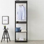 드래스룸 시스템 옷걸이 행거가구 스틸프래임 심플한 옷걸이장 G5177 슬림 : 구스상회