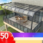 [나만의 아지트] 고정식 썬룸 차양막 PC 옥상 캐노피 : 오버시스피닉스