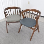 1인 원목 식탁 의자 내추럴 디자인 주방체어 카페 가구 N4122 세련된 : 구스상회