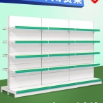 무인매장 선반 디스플레이 다층 진열대 매장 전시대 과자 A. 단면 메인 프레임 4층 : 월드마켓6