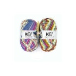 KFS 손뜨개 키트 오팔 털모자 뜨기 세트 123(마이스마일)×125(놀이공원) 바늘 포함 : 피버메인