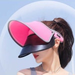 햇빛차단 썬캡 모자 썬바이저 골프 등산 썬스크린 2중 : 덕은의 선물