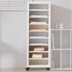 종이꽂이 9단 이동식 선반 수납장 440 조립 정리 책꽂이수납 가구 H6962 : 구스상회