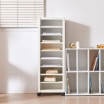 종이꽂이 9단 이동식 선반 수납장 440 조립 정리 책꽂이수납 가구 H6962 : 구스상회