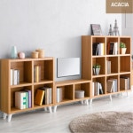 거실 책장 D세트 수납형 대형 수납 인테리어 북선반 H6213 간이책꽂이 : 구스상회