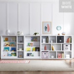 전면 책장 풀세트 대형 수납형 거실 인테리어 북선반 세트 H6144 견고한 : 구스상회