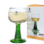 유리컵 물컵 220ml 샴페인 와인 그린 맥주500컵 1개 술유리글래스 술잔 글라스잔ef : 샵팡Y