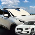 그랜저IG 표시판 안내판 앞유리덮개 박스형 블랙 커버 쇼케이스 부착판ijk023 : 샵팡Y