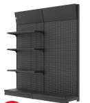 타공보드 선반 파티션 색상메모-단면 73x37x200 걸이대 수납 세트 판 칸막이 철판 : 픽클로