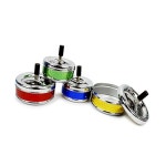 착한장터 푸쉬 원형 재털이 야외재떨이통 휴대용담배꽁초쓰레기통 휴대용재떨이 : 모아착한장터