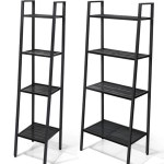 모던 사다리 선반 와이드 진열 선반 인테리어 4단 거실 수납 : 잡화점 하나미