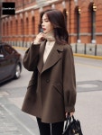 오버핏 겨울 모직 하프 뱐코트 자켓 j0860 P376652752 : 벤리마트