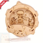 우드 도어벨 입체 어린왕자 이야기 창의목공 만들기 체험 DIY 키트 20개 : 자이언트캣마켓