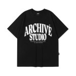 어나더 아카이브 ANOTHER ARCHIVE 노이즈 스튜디오 반팔티_블랙 : 에코이지마켓