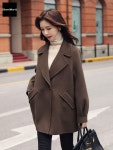오버핏 겨울 모직 하프 뱐코트 자켓 j0860 P376652752 : 벤리마트