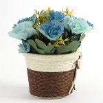 루리노트 수목장조화 조화조경 인조 카네이션 화분 : 루리노트