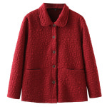 중년 여성 할머니옷 경로당 엄마자켓 빅사이즈 캐주얼 외출복 : 에리오넬라