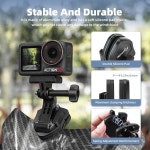 DJI 액션 5 프로 4 3용 플라이마일 모터사이클 윈드실드 마운트, 고프로 히어로 13 12 11 10 9 8용, Insta360 X5/X4 에이스 2용, AKASO... 